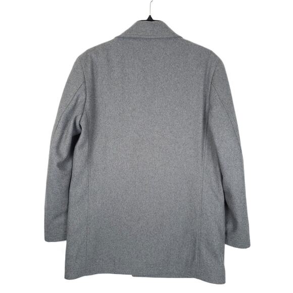 Lauren Ralph Lauren Men's Classic-Fit Double-Breasted Wool Peacoat Grey 38S NWOT - Picture 3 of 7